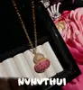Pulsera dorada con forma de copo de nieve cincelado de estilo antiguo y brillante, pulsera de cuentas de frijol de la suerte de estilo chino nuevo y dopamina