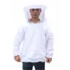 Jaqueta Macacão de Proteção para Apicultura Mangas de Apicultura Roupas Respiráveis para Apicultor Roupas de Apicultura Saia Véu Conjunto de Equipamento com Capuz