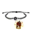Pulsera de Proyección Magnética de Nuevo Producto Europea y Americana 100 Idiomas Te Amo Pulsera Personalizada de Foto de Alta Definición Pulsera de Regalo