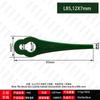 Cuchilla de plástico para cortacésped L85, para patio, jardín, con forma de calabaza