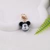Bonito Mickey cartoon animal fone de ouvido shell pingente diy artesanal criativo pequeno presente saco chaveiro acessórios