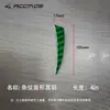 Penas de Flecha de Pena Natural Listradas de 4 polegadas em Formato de Escudo/Gota d'Água Penas de Peru Acessórios para Arco e Flecha DIY Atacado em Estoque