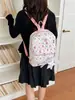 Parque de Diversões Infantil Design de Nicho Desenho Animado Fofo Estilo Coreano Mochila Estudante Estampa de Desenho Animado Grande Capacidade Mochila Versátil