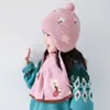 Gorro de Punto para Niños, Conjunto de Dos Piezas de Gorro y Bufanda, Estilo Otoño e Invierno para Niñas, Gorro de Lana Grueso y Cálido, Lindo y Súper Lindo para Niños