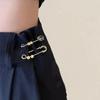 Pin de Cintura Cambio de Cintura de Pantalón Pequeño Artefacto Ropa Fija Broche Anti-deslizamiento Hebilla Ajustable de Cintura de Falda Pantalones Hebilla Ajustable