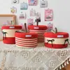 [Procesamiento Personalizado] Cesta de Almacenamiento con Tapa, Caja de Almacenamiento de Cuerda de Algodón para Cosméticos, Juguetes y Artículos Varios, Estilo Ins