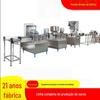 Pequeno Conjunto Completo de Garrafas de Suco de Frutas Contendo Linha de Produção de Bebida a Vapor Conjunto Completo de Processamento de Bebida de Suco de Produção de Frutas Linha de Enchimento