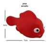 Brinquedo de Vinil Artificial de Desenho Animado de Animal Pequeno Aperta e Grita Brinquedo de Banho para Bebê e Água Brinquedo Educacional Interativo para Crianças