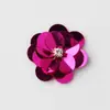 Pegatinas de Flor de Lentejuelas Decorativas para Tela, Accesorios de Cuentas, Bolsos, Zapatos y Sombreros, Cuentas Sueltas, Parches para Ropa, Calcomanías, Hecho a Mano para DIY