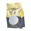 Bolsa de empaque de papel de aluminio con sellado lateral de ocho lados bolsa de empaque para comida de perro bolsa de empaque con cierre autosoportante bolsa de empaque personalizable bolsa de empaque para alimentos