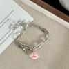 2023 desenho animado Sanrio Pulseira de casal com sino Presente para namoradas estudantes Pulseira de cachorro Pacha pulseira ajustável