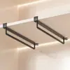 Perchero para Pantalones sin Taladro, Colgador Integrado para Armario, Barra Vertical para Ropa sin Marcas, Estante Específico para Pantalones