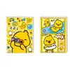 Cuaderno Estrella A7 con Cubierta de Plástico Cuaderno Inspirador Planificador de Bolsillo A7 Cuaderno Lindo de Capibara para Estudiantes