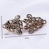 Broche de Xale Transfronteiriço Europeu e Americano Retrô Clipe de Suéter para Mulheres com Strass Liga Fivela de Lenço para Evitar Exposição e Prender Gola Clipe de Xale