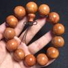 Uma geração de contas de discípulo de pera birmanesa, pulseira de cabaça pequena étnica com contas de Buda, joia artesanal