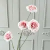Novas flores artificiais de rosa bolha com 4 cabeças para casamentos, decoração de salão de casamento, flores para corredor, decoração de hotel e casa flores artificiais