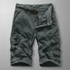 Pantalones Cargo de Primavera Estilo Americano para Hombre 2026, Pantalones Cortos Teñidos en Prenda de Tallas Grandes Transfronterizos en Stock