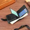Carteira Masculina Novo Modelo Transfronteiriça, Porta-Cartões Estilo Curto, Grande Capacidade, Couro PU, Sensação de Alto Padrão, Carteira com Múltiplos Porta-Cartões para Homens