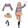 30cm11 pulgadas cambiar juguetes nuevo comercio exterior transfronterizo moda europea y americana traje de falda pantalones ropa de muñeca Bobby