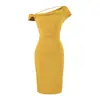 Vestido Sexy Assimétrico de Um Ombro Estilo Puro Desejo 2026 Novo Temperamento de Garota Popular Bodycon Justo Franzido