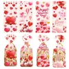 Nueva Bolsa de Regalo de Corazón para el Día de San Valentín de Amazon Bolsa de Empaque para Regalo de Dulces Galletas Snacks Bolsa Plana Opp
