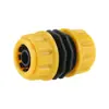 Conector de 4 Puntas para Tubería de Agua Conector para Pistola de Agua de Lavado de Autos Conector para Manguera de 12 mm de Diámetro Interior Accesorios Conector de Extensión para Tubería de Jardín