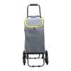 Carro portátil de seis ruedas para subir escaleras, carro simple para compras de supermercado al aire libre con asiento plegable, carrito de compras doméstico al por mayor