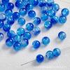Cuentas de Cristal Triturado de Proteína, Cuentas de Cristal de Hielo Azul Luminoso de Nácar, Materiales para Pulseras DIY Hechas a Mano, Accesorios, Cuentas para Hilo, Cuentas Sueltas