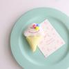 Dulce Pudín de Cereza Coreano Helado DIY Accesorios para el Cabello de Niños Ropa con Patrón de Helado Linda Accesorios