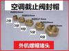 Tapón de cobre para aire acondicionado cable interior tuerca de cobre tapa de válvula de parada tapa de tubo tapa de núcleo tapa de válvula de unidad exterior de aire acondicionado aire acondicionado