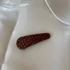 Pinza para el cabello con puntos amarillos y queso estilo coreano, pinza lateral Bb para mujer, pinza versátil para el cabello, pinza para flequillo lateral, accesorio para el cabello