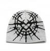 Gorro de lana combinable de tendencia europea y americana para otoño e invierno, gorro de punto cálido y resistente al frío, gorro jacquard con estampado de dibujos animados, transfronterizo