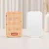 Espejo plegable portátil muy elegante con diseño de lazo, espejo compacto de viaje estilo ins, espejo de escritorio, espejo de maquillaje