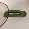 Pinza Grande de Pico de Pato Esmerilada Sin Costuras Horquilla Celebridad Cibernética Flequillo Lateral Pinza de Una Palabra Cabello Roto Horquilla Clip para Recoger Cabello Parte Posterior de la Cabeza