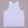 Algodão Feminino Alça Estreita Estampado Branco Puro Feminino Colete para Mulheres Idosas e Roupas Íntimas Femininas Soltas para Mulheres Idosas