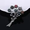 Broche Vintage Europeu e Americano de Liga de Zinco e Pérola para Roupas Acessórios Broche de Joia Broche de Luxo de Alta Qualidade