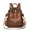 Mochila Estilo Moda Francesa para Mulheres de Meia-Idade, Grande Capacidade, Impermeável, Bolsa de Viagem Multifuncional, Bolsa de Ombro Casual Leve, Tendência