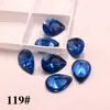119 # Piedra Preciosa Azul de Espinela en Forma de Gota Piedra Suelta, Espinela Sintética con Base Puntiaguda, Venta Directa del Fabricante de Wuzhou