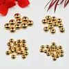 Accesorios de Plata de Ley 925 Chapados en Oro Cuentas de Ábaco Cuentas de Rueda Cuentas de Platillo Volador Cuentas Espaciadoras Accesorios para Pulseras y Collares DIY Cuentas Sueltas