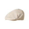 Sombrero de Boina para Niños Estilo Nuevo de Primavera, Boina Retro Color Café Melange Cuero PU Unisex Gorra Delantera