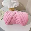 Versão de Veludo do Fio Islandês Super Grosso Estilo Ins para Cobertores Tricotados à Mão, Camas para Gatos e Pets, Almofadas e Materiais para Bolsas