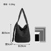 Bolsa Transversal Casual Feminina para Ombro para o Trabalho 2024 Outono e Inverno Nova Bolsa Tote Feminina de Algodão Acolchoado Nicho Grande Capacidade