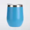 Comercio Exterior Taza de Acero Inoxidable al Vacío de 12 oz para Vino Tinto Cerveza Taza con Forma de Huevo Cáscara de Huevo Taza de Café con Aislamiento Frío