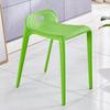 Bancos de Plástico al por Mayor en Stock, Sillas de Plástico Elegantes y Sencillas, Sillas de Comedor para el Hogar, Sillas de Mesa de Comedor Creativas y Únicas, Sillas de Café