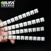 Conector três em um para móveis plástico de nylon expansão porca embutida três em um peça única partícula de borracha junta fileira de porcas