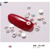 Celebrante de Internet Japonés Nueva Corea del Sur Perla diy Joyería para Uñas al por Mayor Gotas de Agua Mágicas Semicircular Fondo Plano Accesorios para Uñas