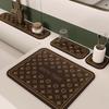 Alfombrilla Absorbente de Barro Diatómico Alfombrilla para Drenaje de Fregadero de Baño Alfombrilla para Grifo Posavasos para Encimera de Fregadero de Baño