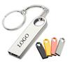 Fornecimento Transfronteiriço de Pen Drives de Metal Personalizados, Pen Drives de Grande Capacidade, Brindes Corporativos, Logotipo Impresso a Laser, Atacado em Estoque