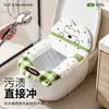 Funda para asiento de inodoro con estampado de cachorros y fragancia, impermeable y adecuada para todas las estaciones, lindo anillo para asiento de inodoro para el baño