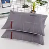 Conjunto de travesseiros travesseiro individual com fronha removível e lavável para estudantes e adultos conjunto de núcleo de travesseiro de proteção cervical um par